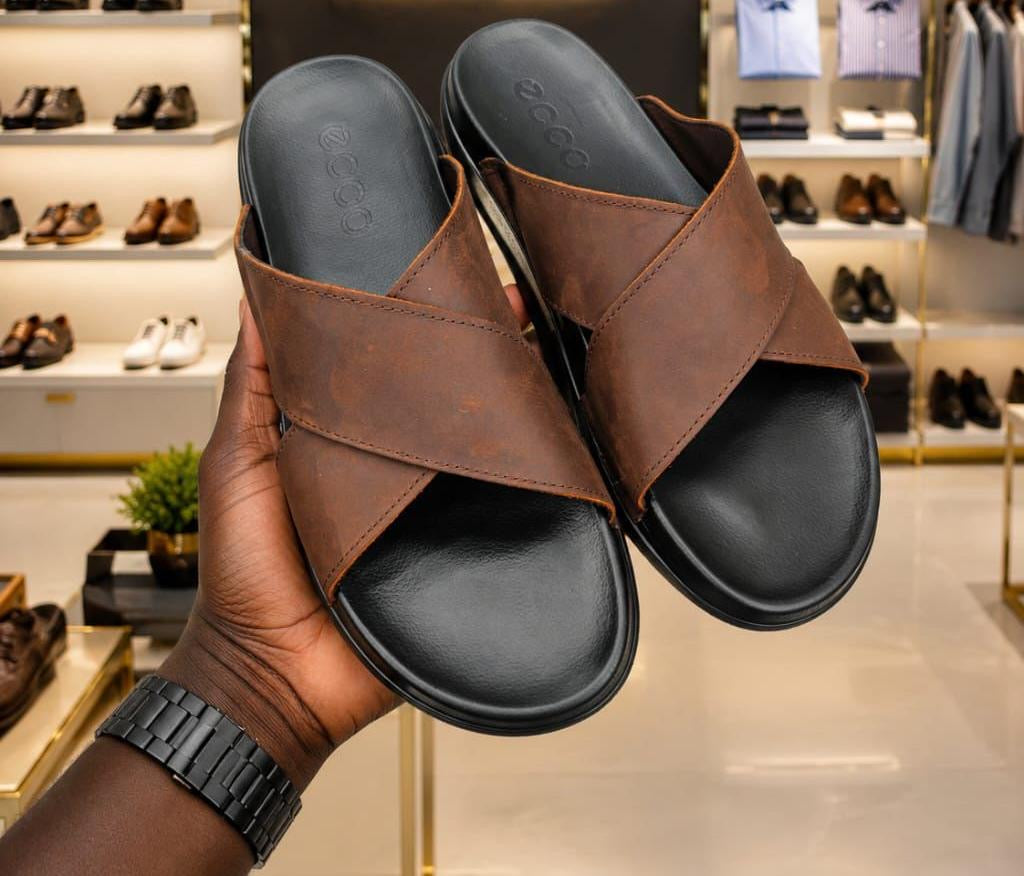 Sandales en cuir