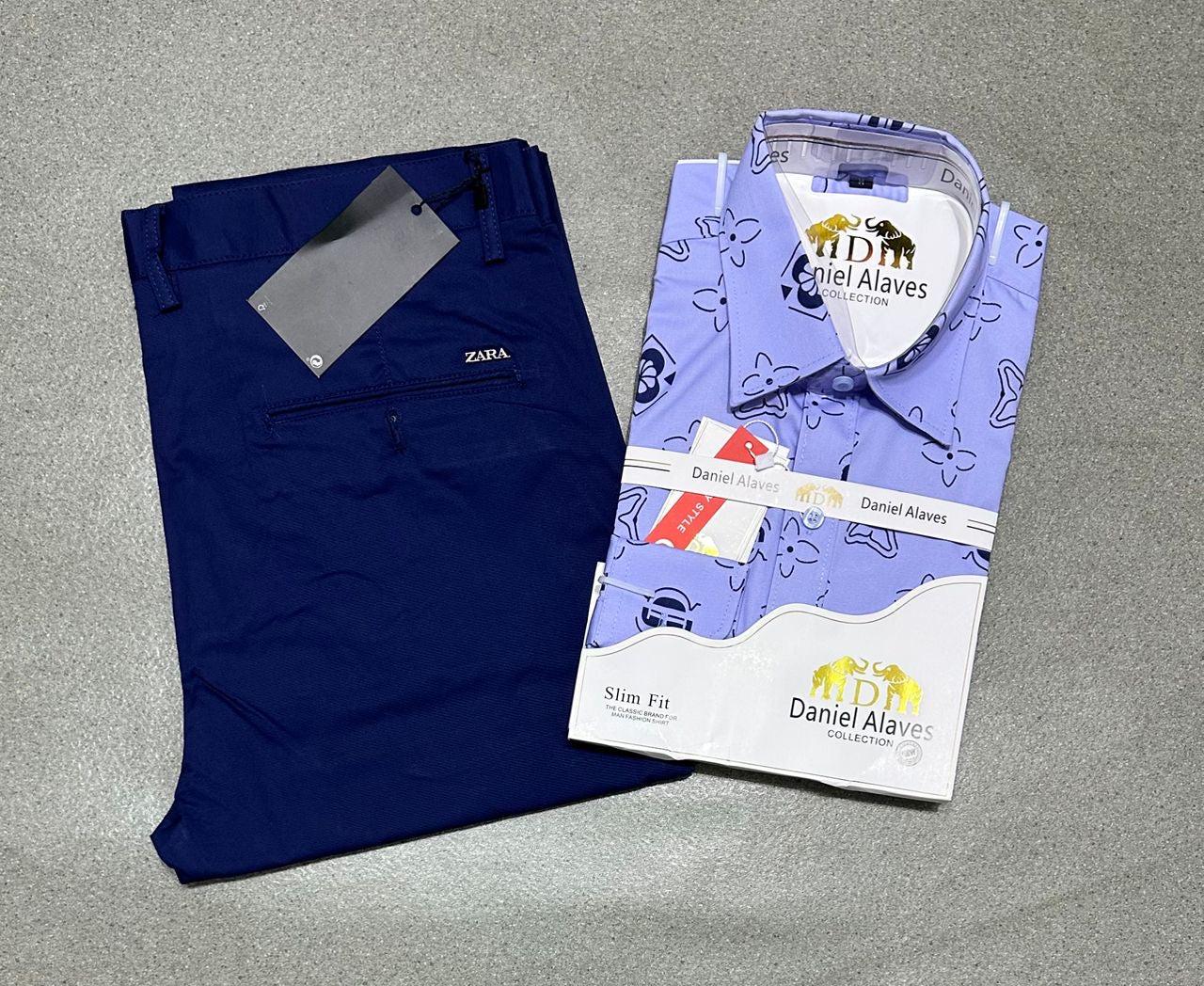 Ensemble chemise en coton