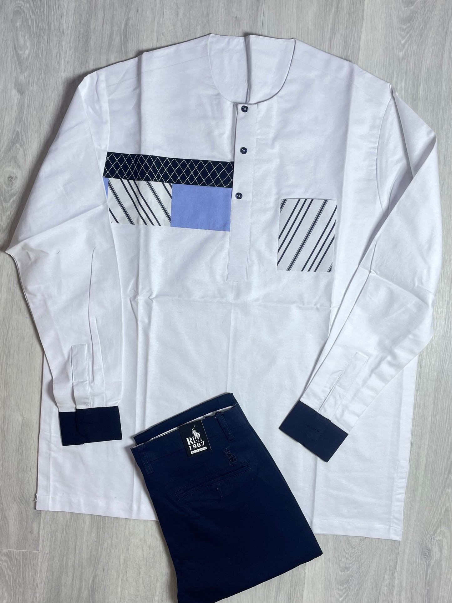 Ensemble chemise en coton