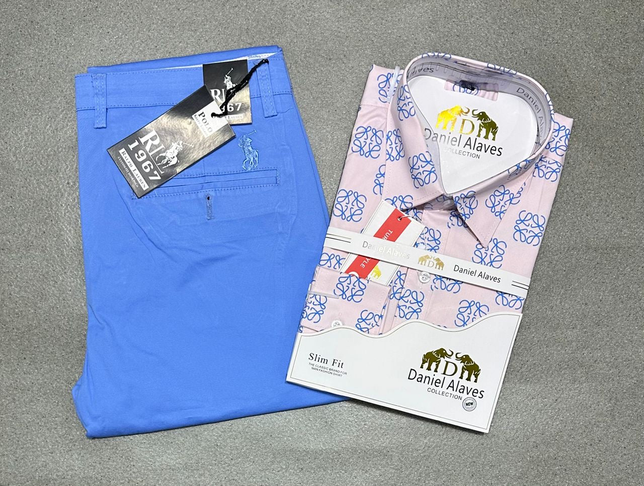 Ensemble chemise en coton