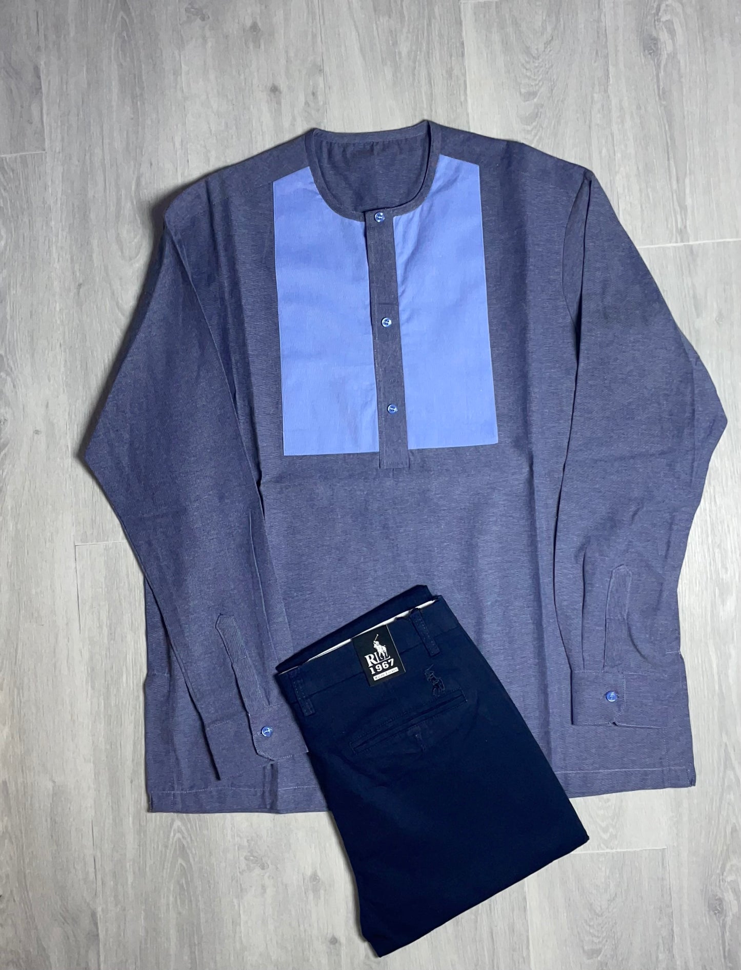 Ensemble chemise en coton