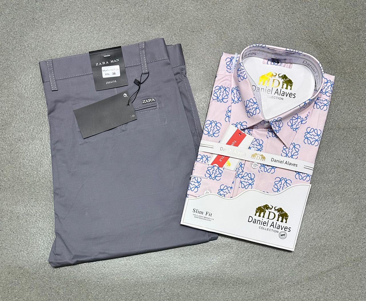 Ensemble chemise en coton