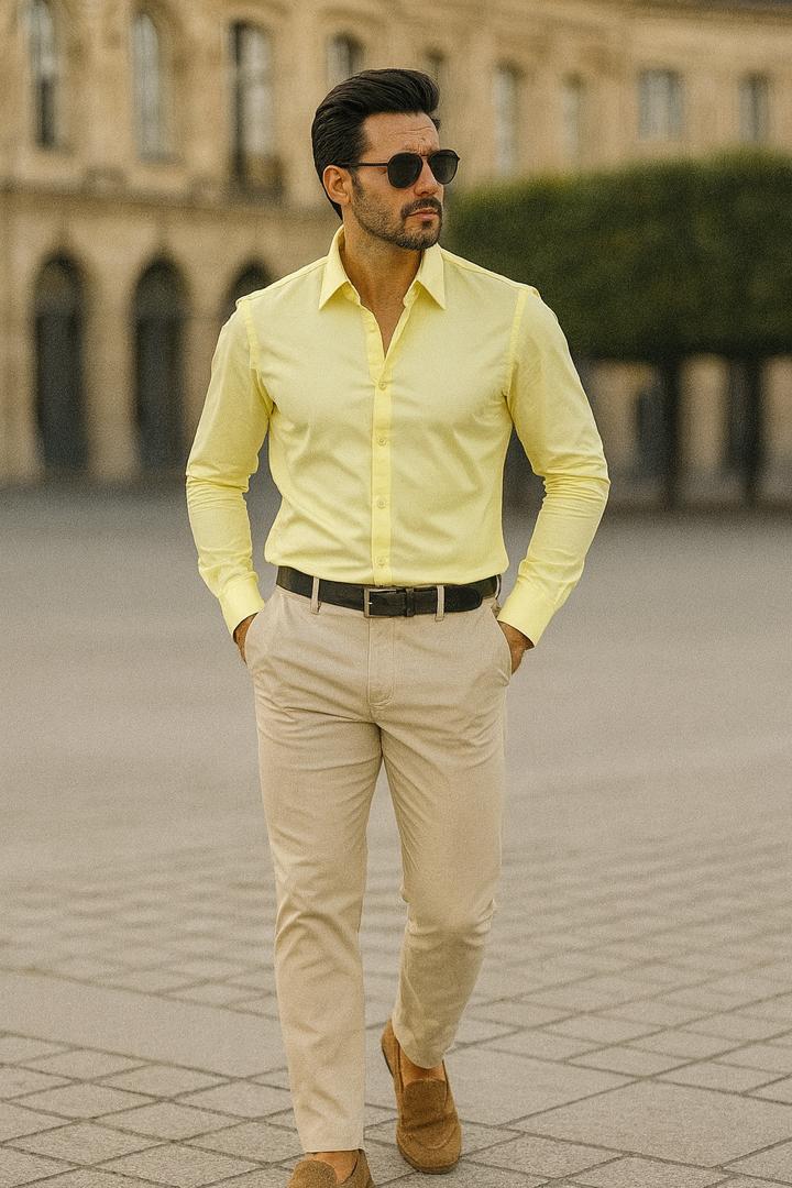 Ensemble chemise en coton