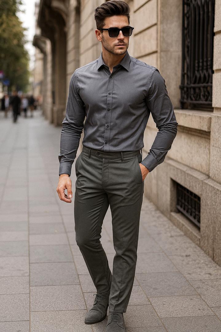 Ensemble chemise en coton