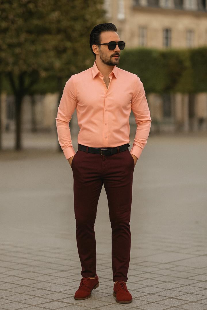 Ensemble chemise en coton