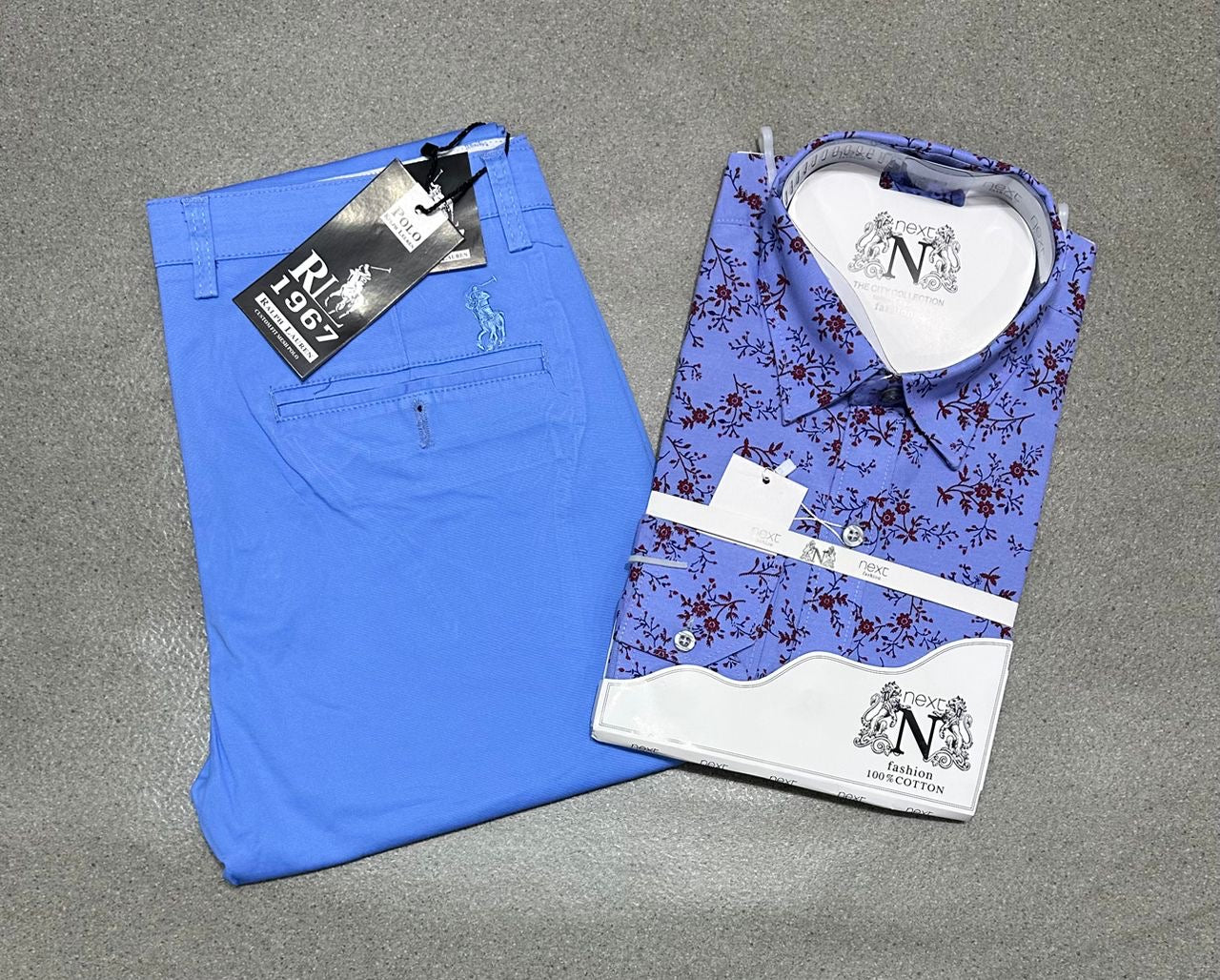Ensemble chemise en coton