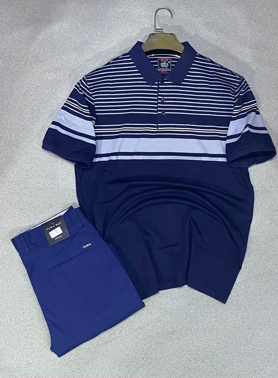 Ensemble kaki et Lacoste