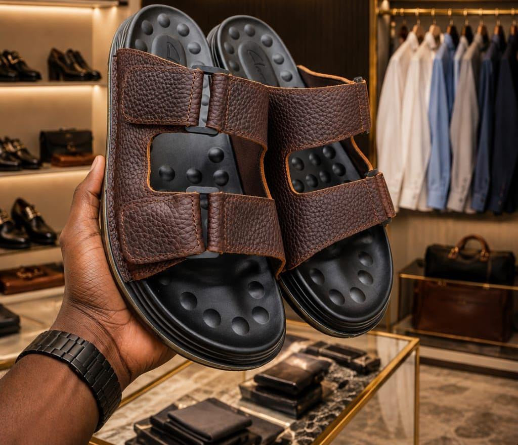 Sandales en cuir