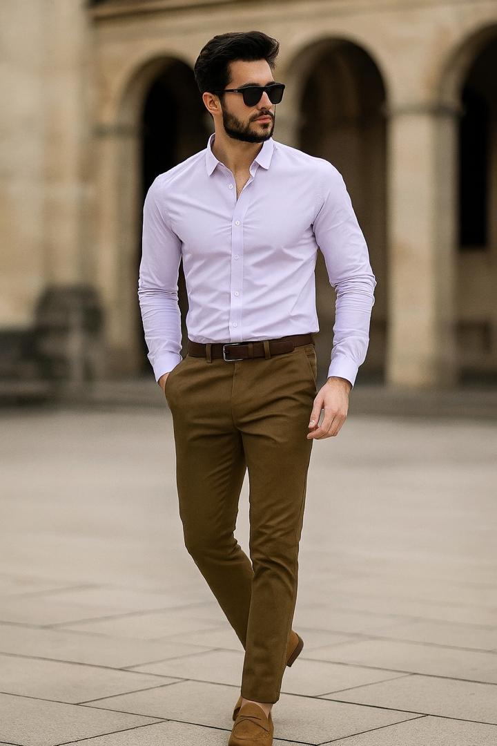 Ensemble chemise en coton
