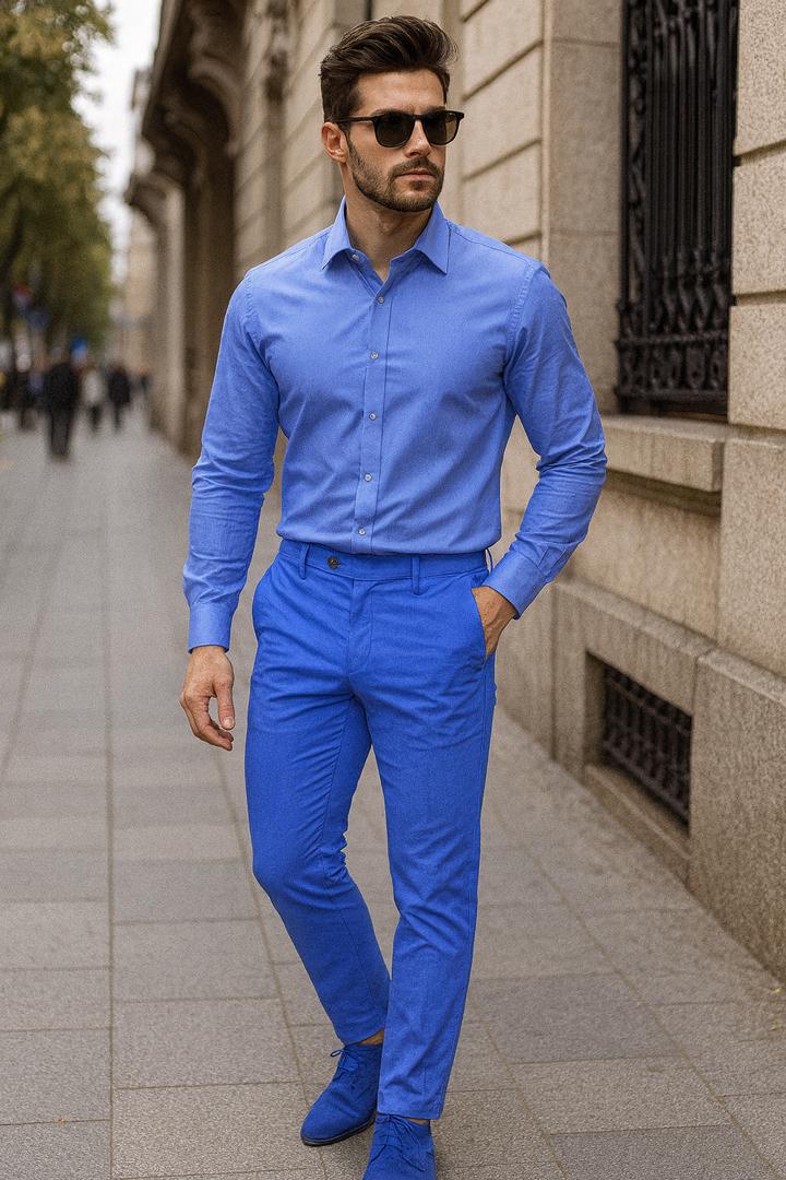 Ensemble chemise en coton
