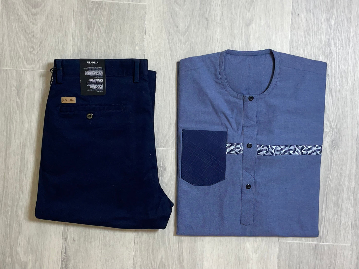 Ensemble Chemise lin ( courte manche)