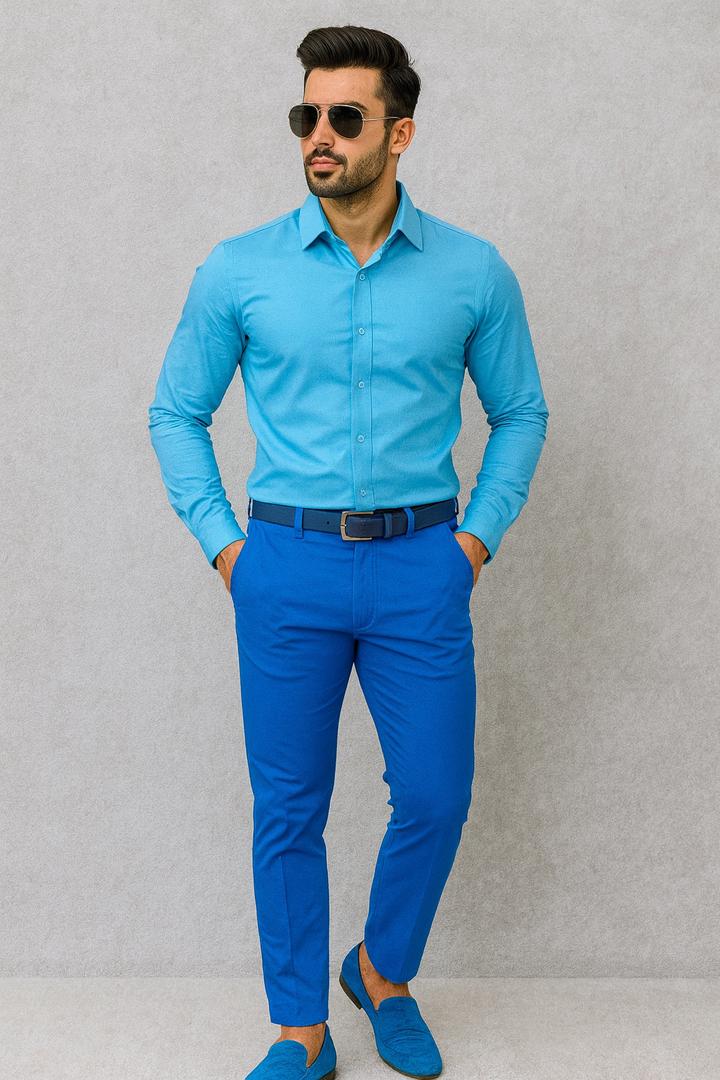 Ensemble chemise en coton