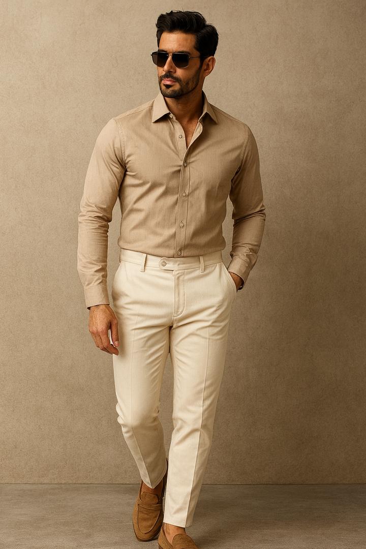 Ensemble chemise en coton