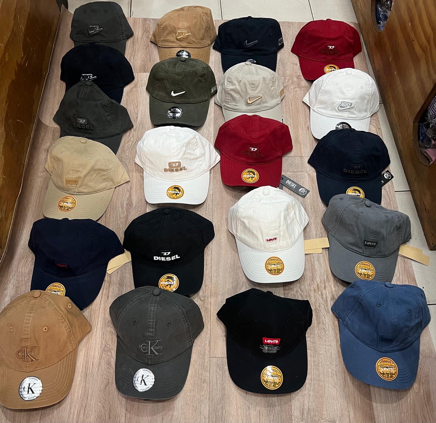 Casquette en kaki