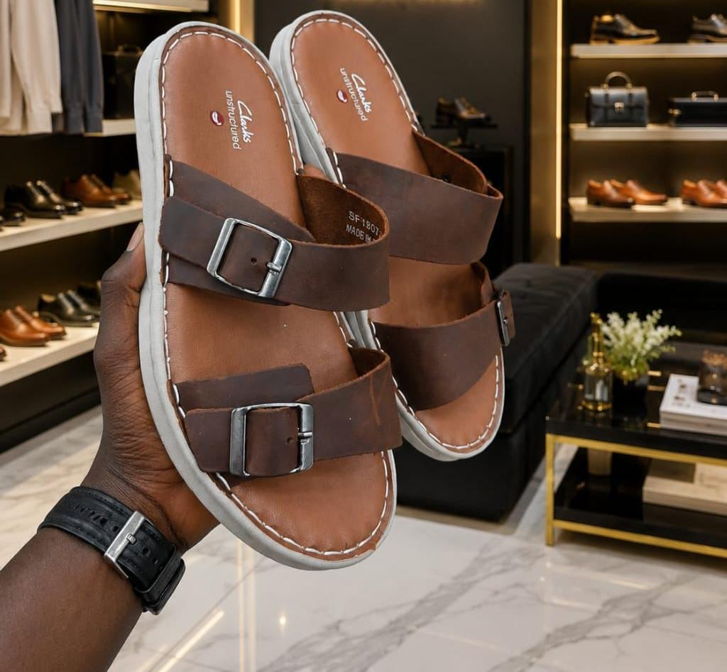 Sandales en cuir