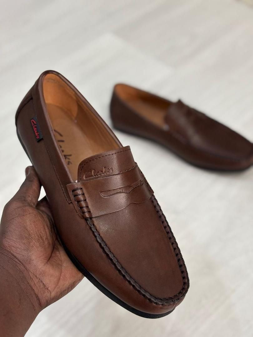 Mocassin en cuir