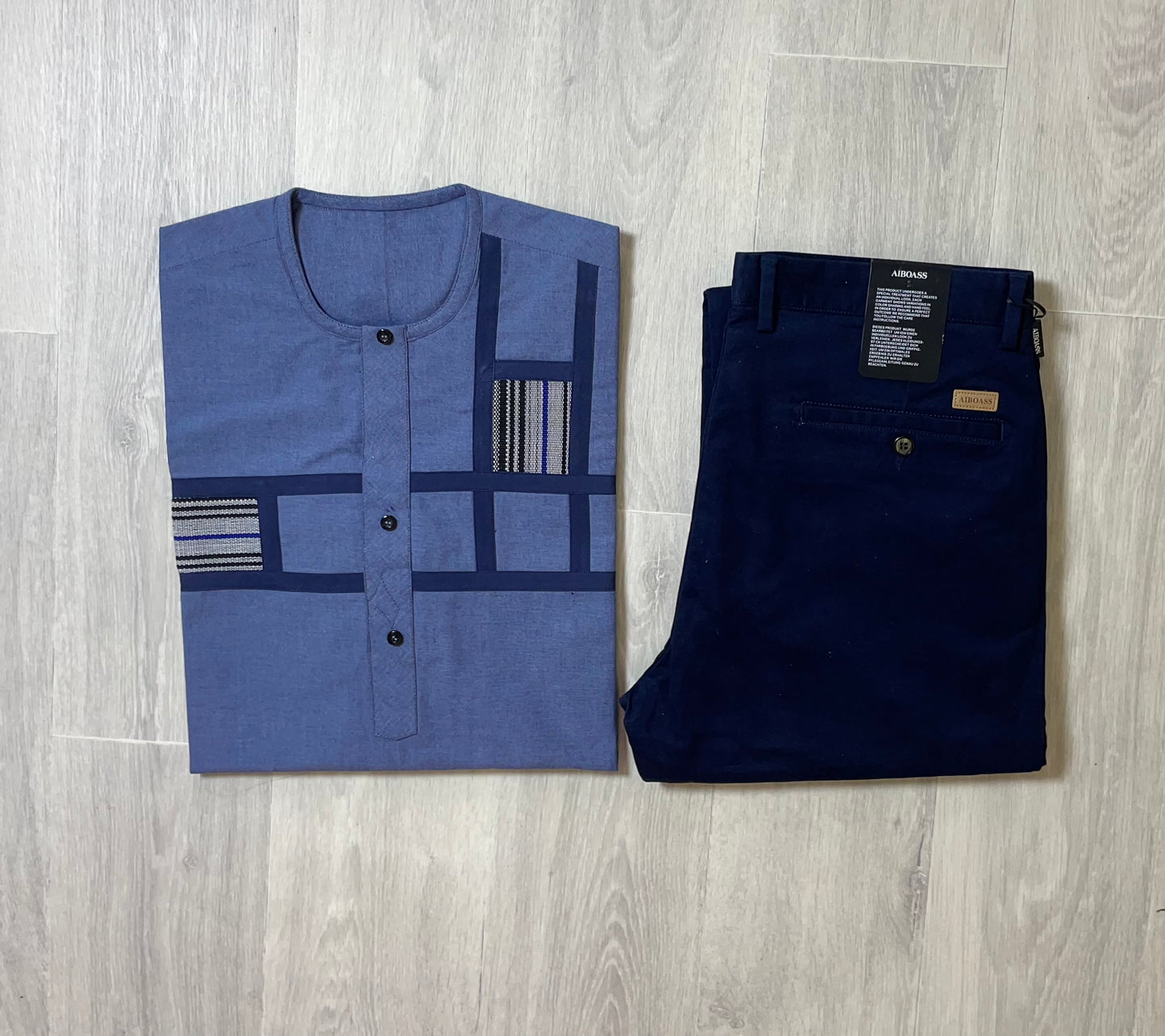 Ensemble Chemise lin ( courte manche
