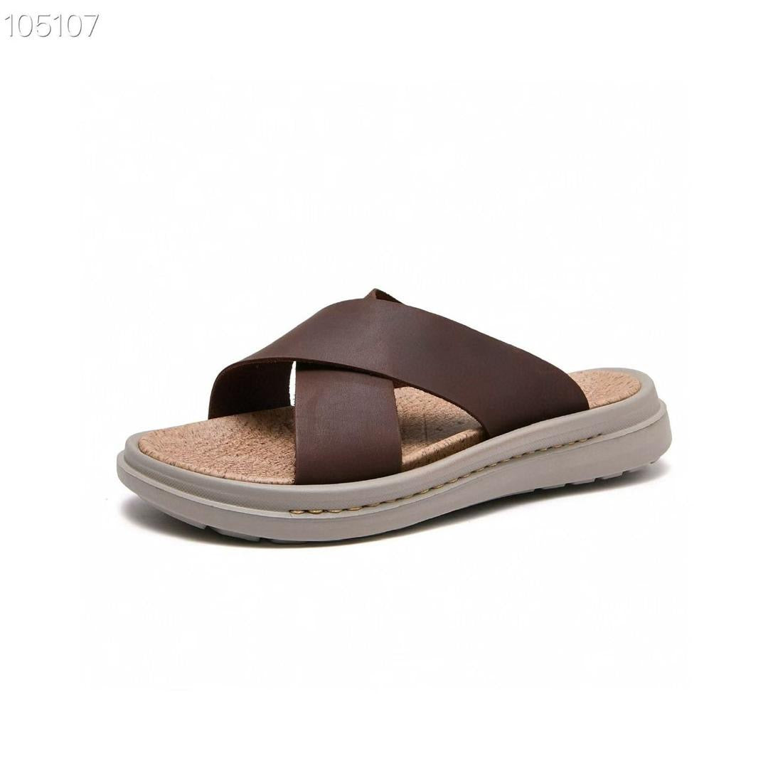 Sandale en cuir