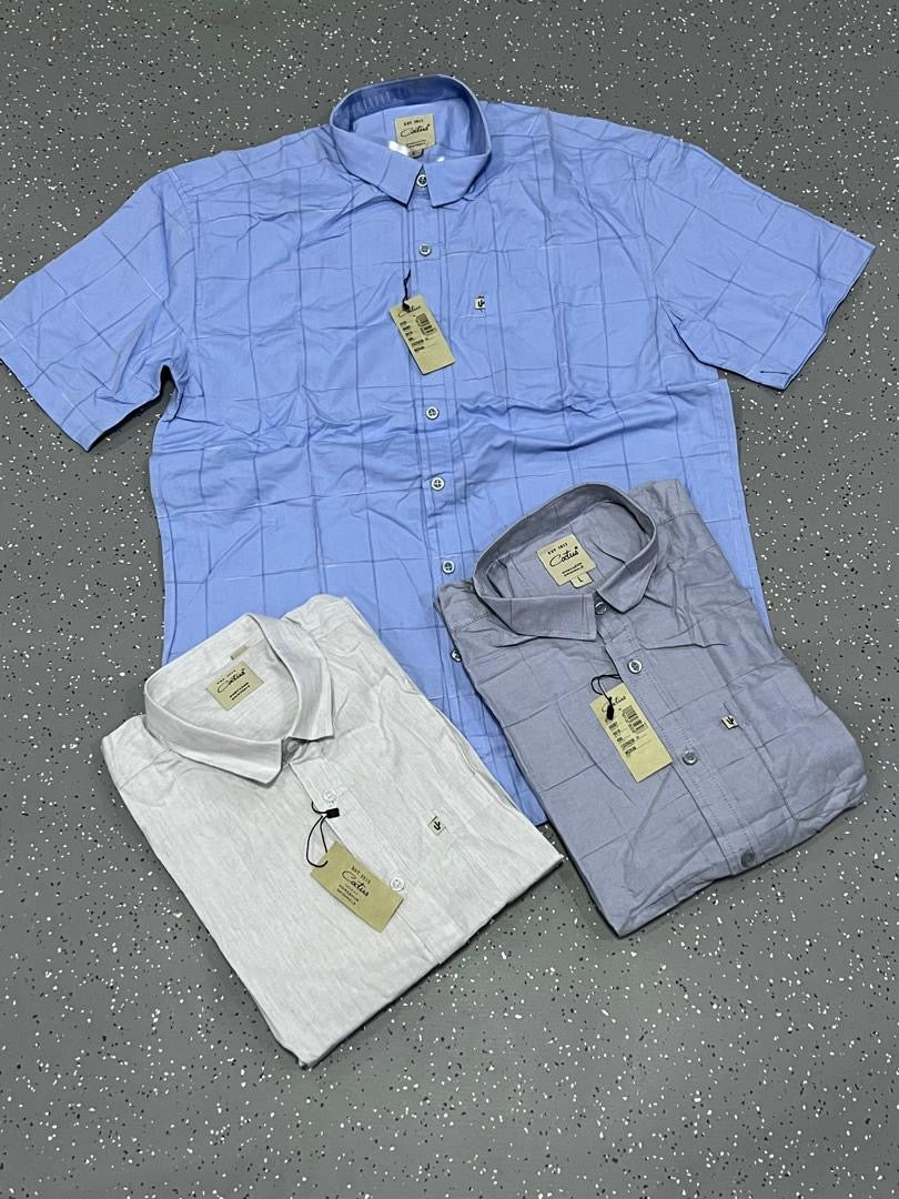 Lot 3chemises en coton