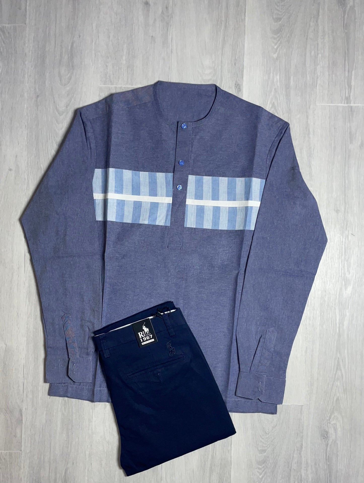 Ensemble chemise coton