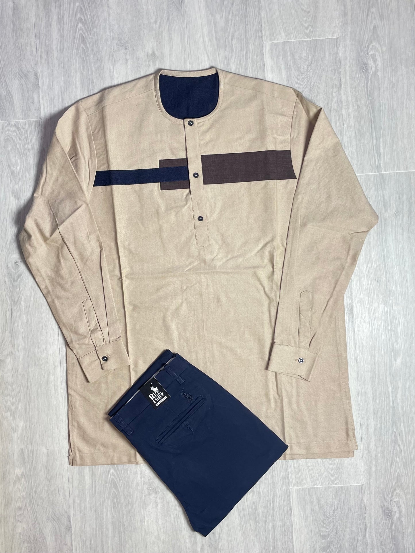 Ensemble chemise en coton