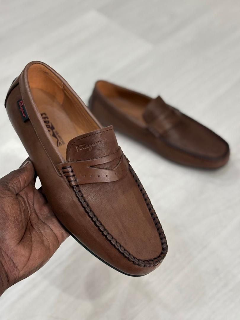 Mocassin en cuir 100%