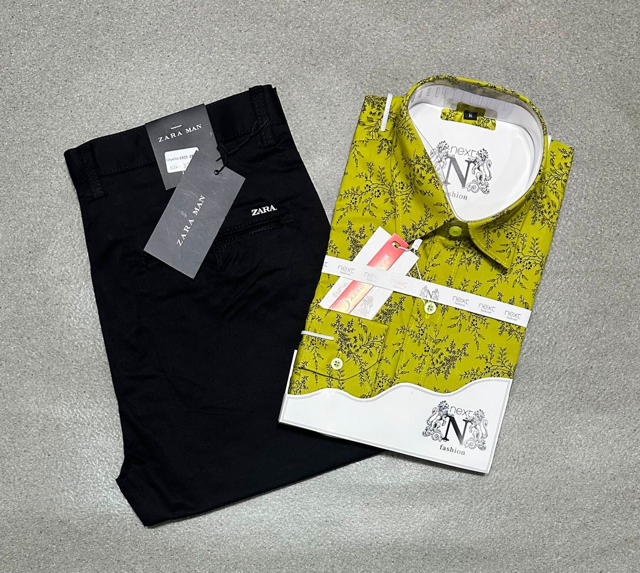 Ensemble chemise en coton