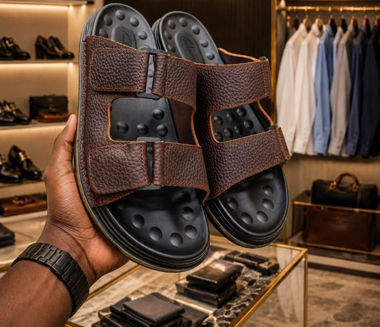 Sandales en cuir