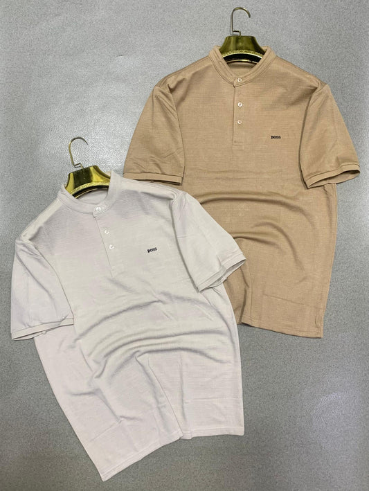 T-shirt col roulé en coton