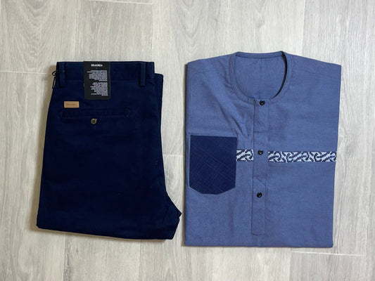 Ensemble Chemise lin ( courte manche)