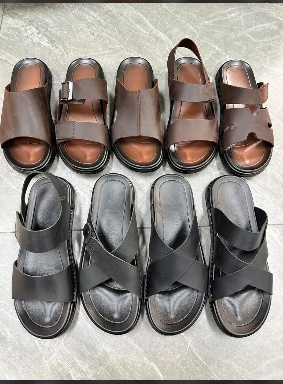 Sandales cuir
