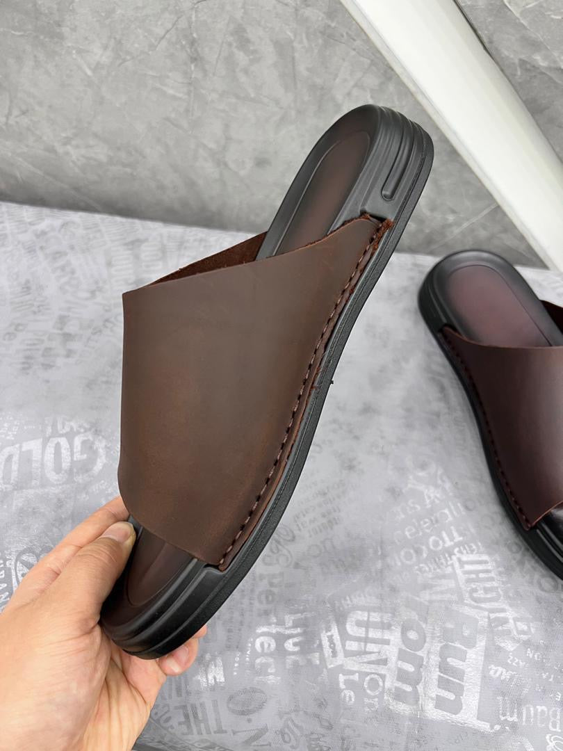 Sandale en cuir