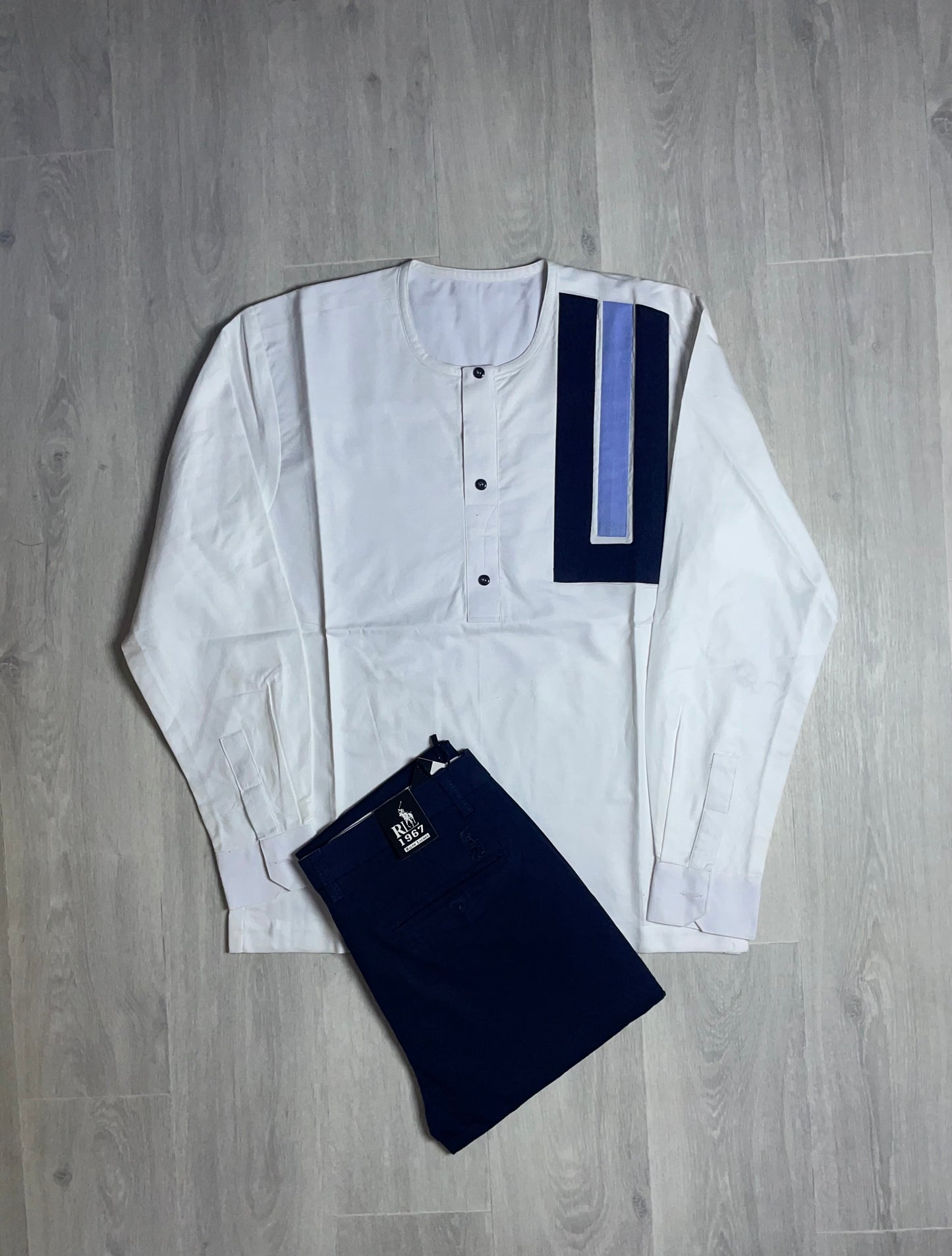 Ensemble chemise en coton