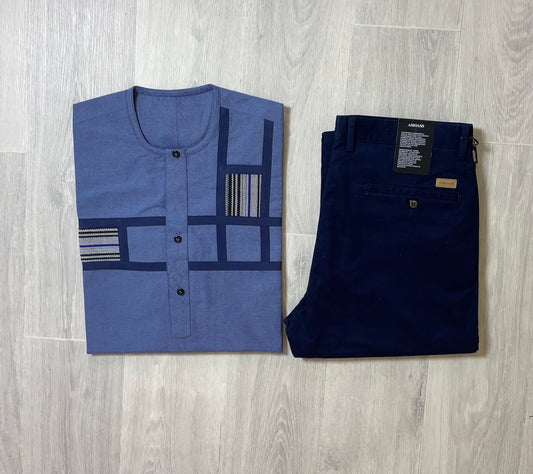 Ensemble Chemise lin ( courte manche
